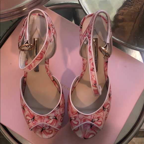 Sophia Webster Lula Dream Flamingo Wedge - Picture 2 of 5